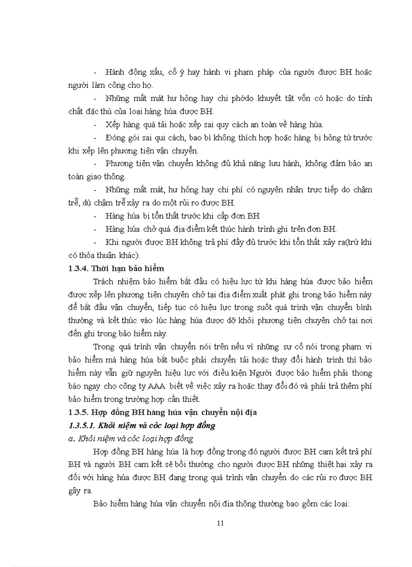 image for page Thực trạng triển khai kinh doanh bảo hiểm hàng hóa vận chuyển nội địa tại công ty cổ phần bảo hiểm AAA