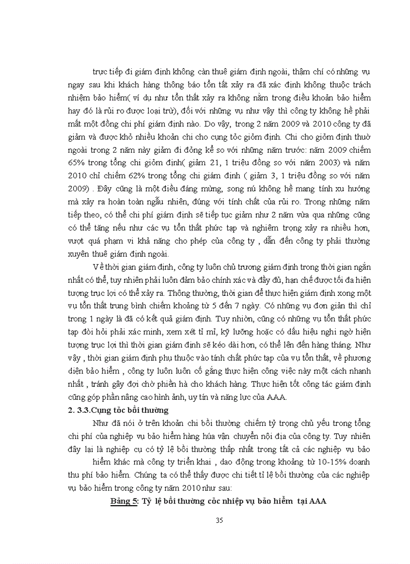 image for page Thực trạng triển khai kinh doanh bảo hiểm hàng hóa vận chuyển nội địa tại công ty cổ phần bảo hiểm AAA