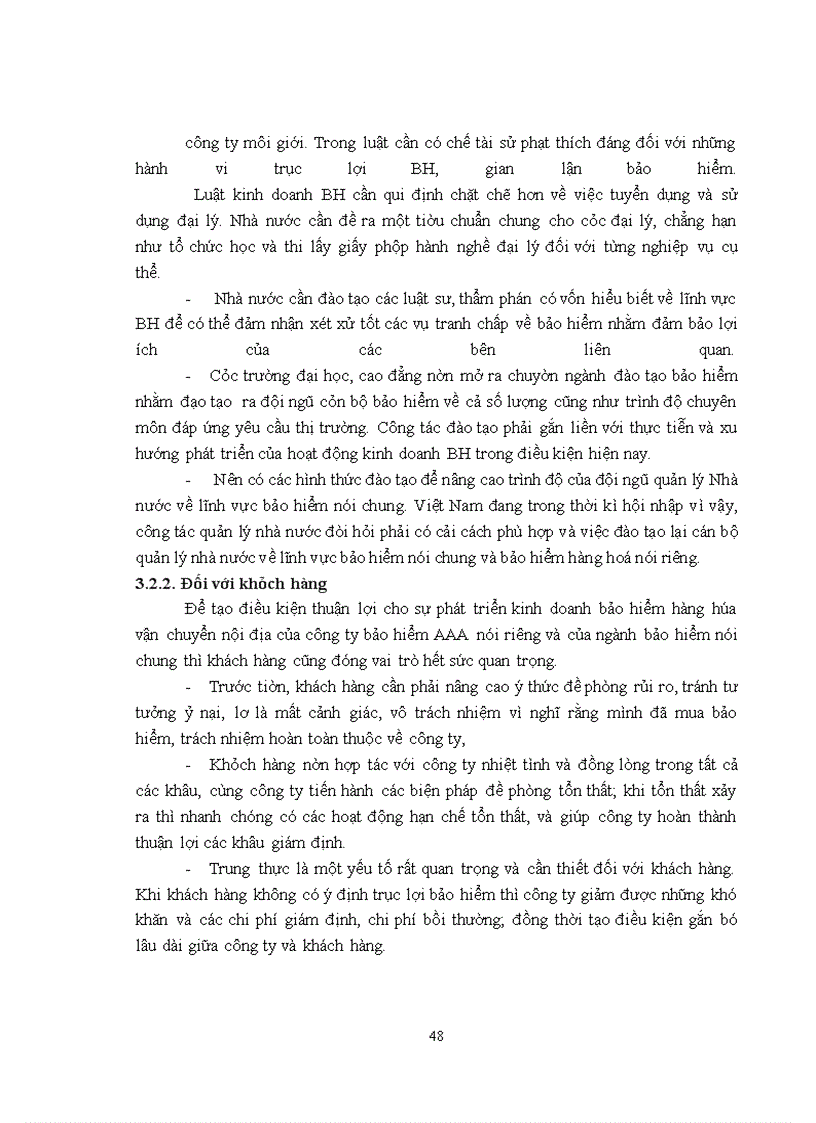 image for page Thực trạng triển khai kinh doanh bảo hiểm hàng hóa vận chuyển nội địa tại công ty cổ phần bảo hiểm AAA