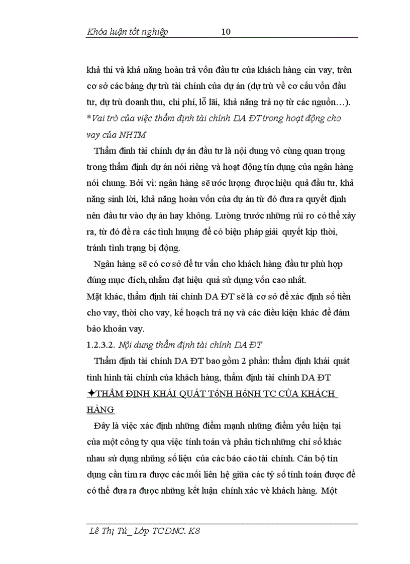 image for page Một số giải pháp và kiến nghị nhằm nâng cao chất lượng thẩm định dự án đầu tư tại chi nhánh NHNN & PTNT Láng Hạ