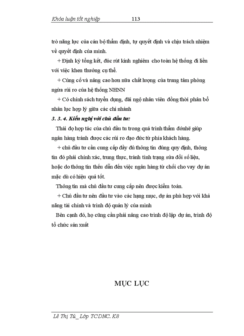 image for page Một số giải pháp và kiến nghị nhằm nâng cao chất lượng thẩm định dự án đầu tư tại chi nhánh NHNN & PTNT Láng Hạ