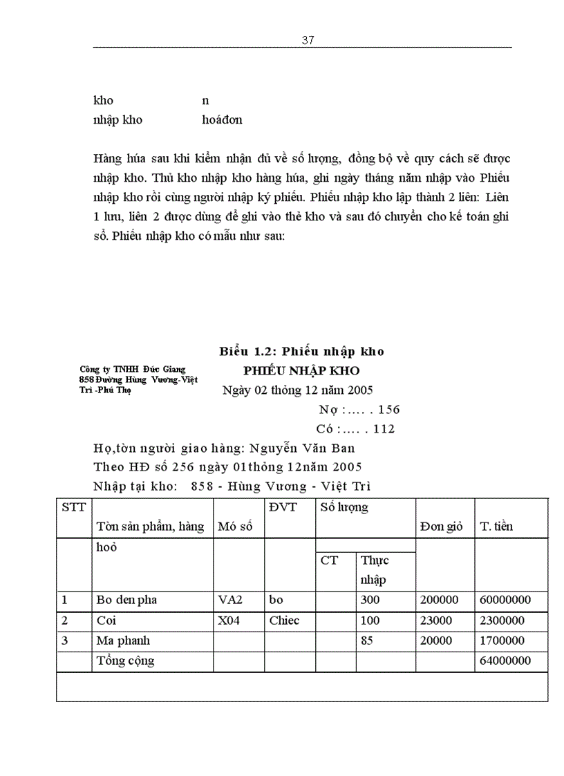 image for page Thực trạng hạch toán tiêu thụ và xác định kết quả tiêu thụ hàng hóa tại công ty TNHH Đức Giang
