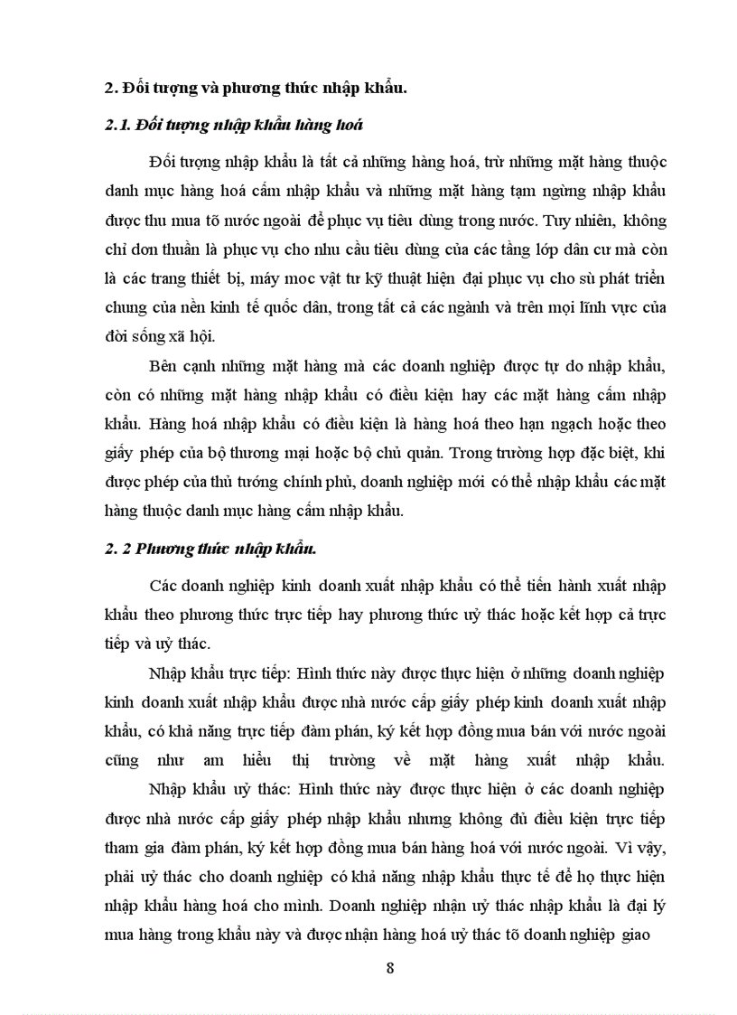 image for page Hoàn thiên công tác kế toán nhập khẩu hàng hoá tại Công ty TNHH Tam Diện (Tritagon Co.,Ltd,)