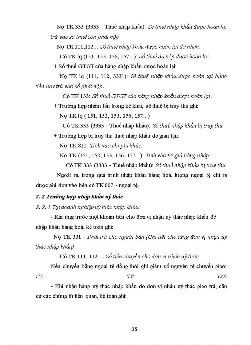 image for page Hoàn thiên công tác kế toán nhập khẩu hàng hoá tại Công ty TNHH Tam Diện (Tritagon Co.,Ltd,)