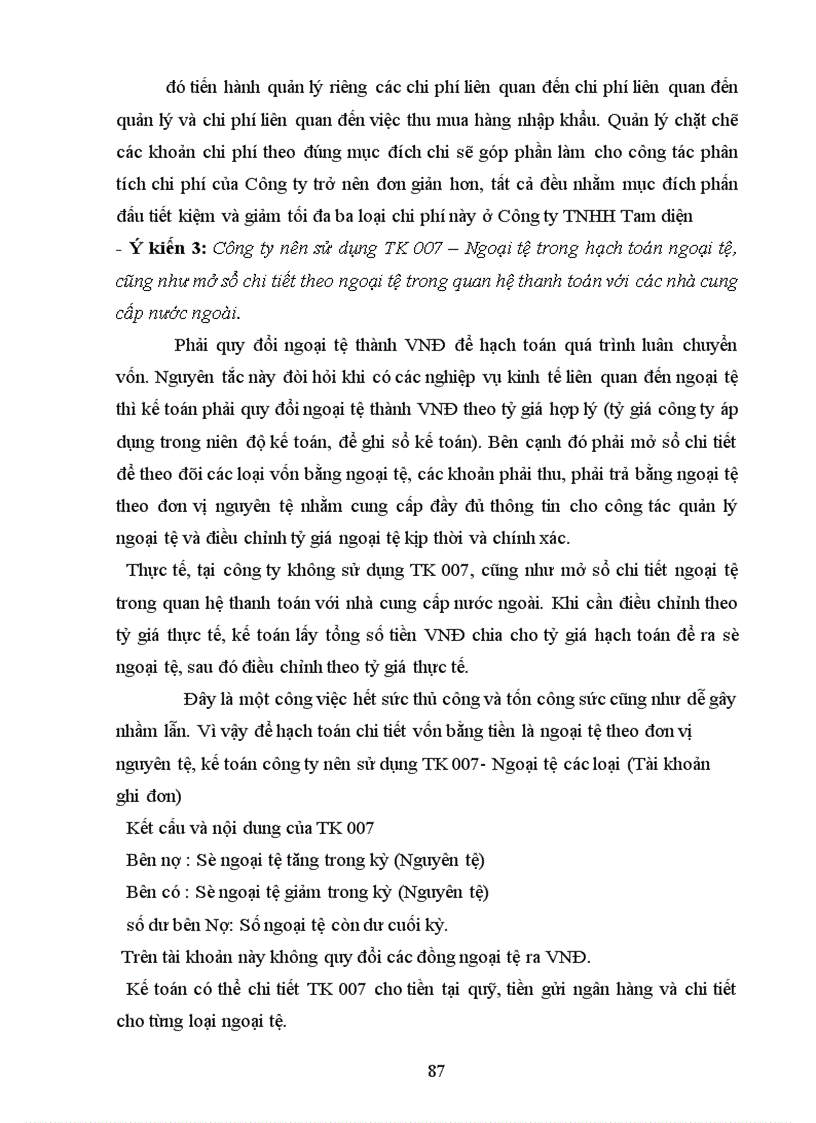 image for page Hoàn thiên công tác kế toán nhập khẩu hàng hoá tại Công ty TNHH Tam Diện (Tritagon Co.,Ltd,)