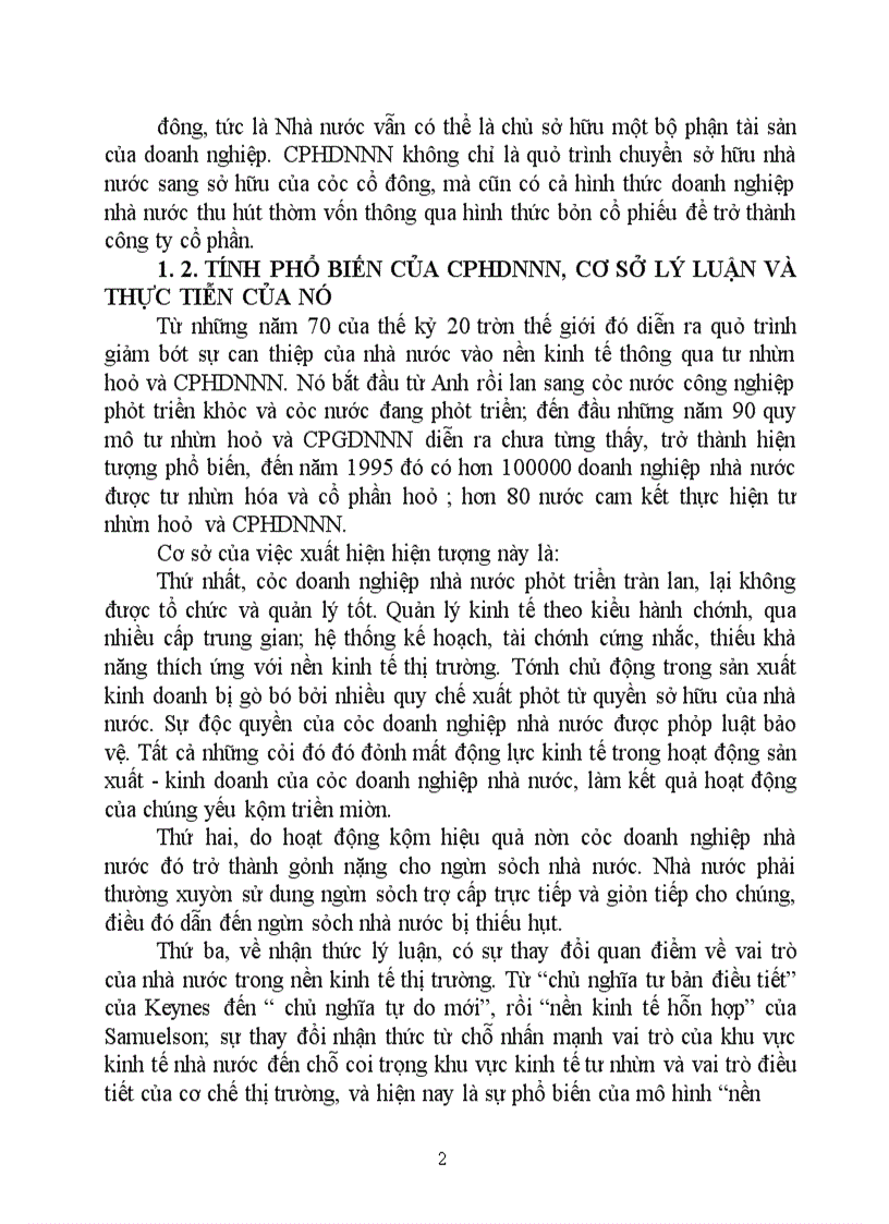 image for page Tính tất yếu của việc cổ phần hoá doanh nghiệp nhà nước