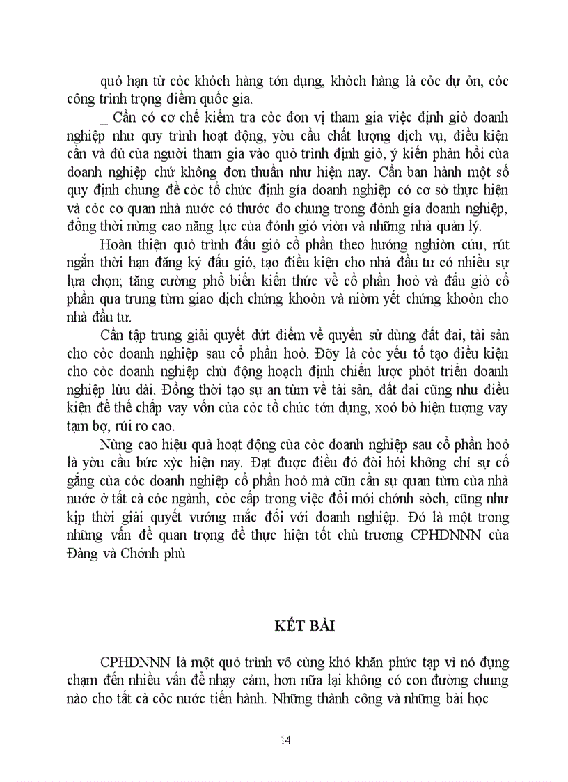 image for page Tính tất yếu của việc cổ phần hoá doanh nghiệp nhà nước