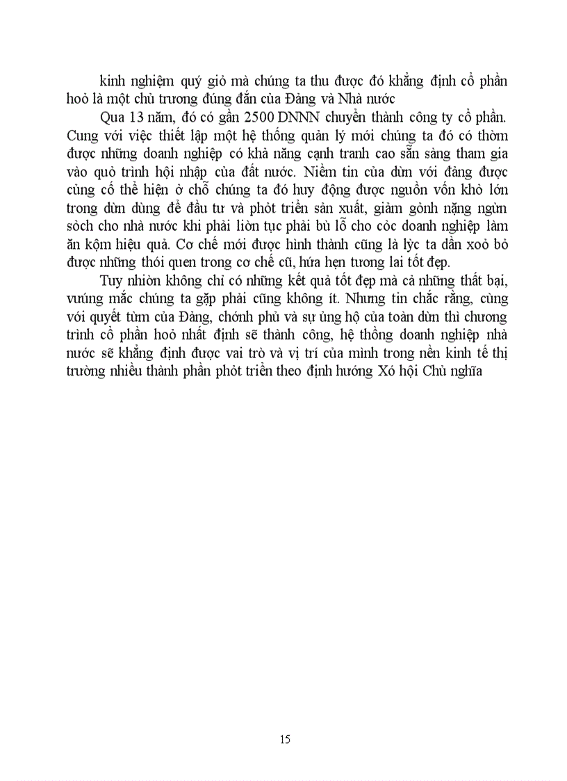 image for page Tính tất yếu của việc cổ phần hoá doanh nghiệp nhà nước