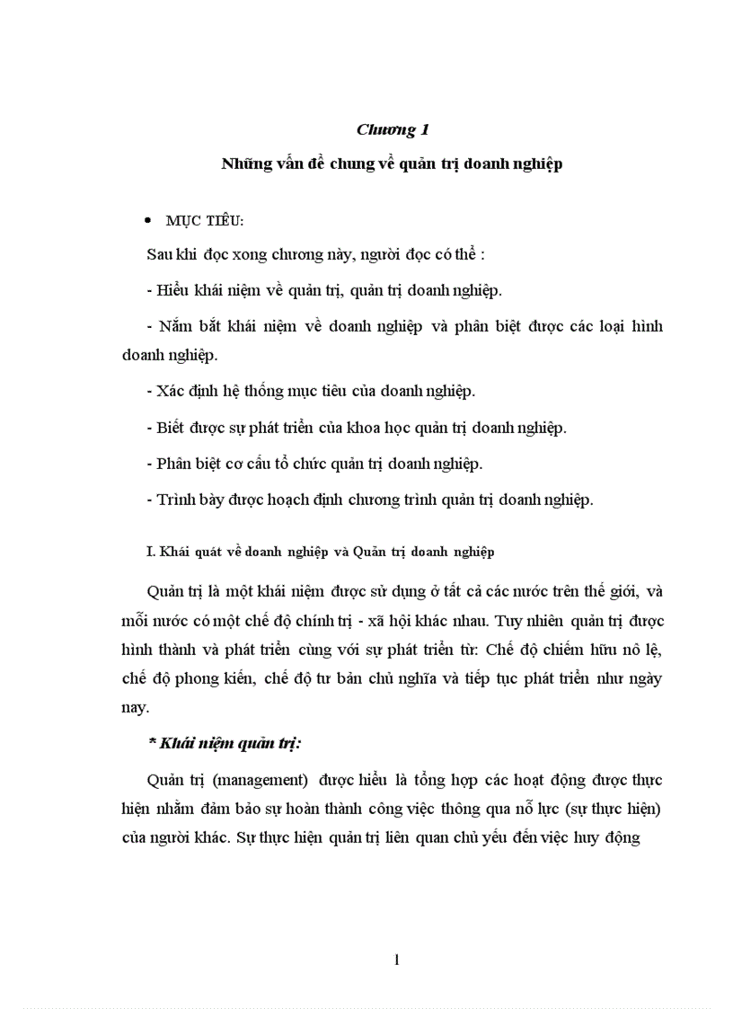 image for page Những vấn đề chung về quản trị doanh nghiệp