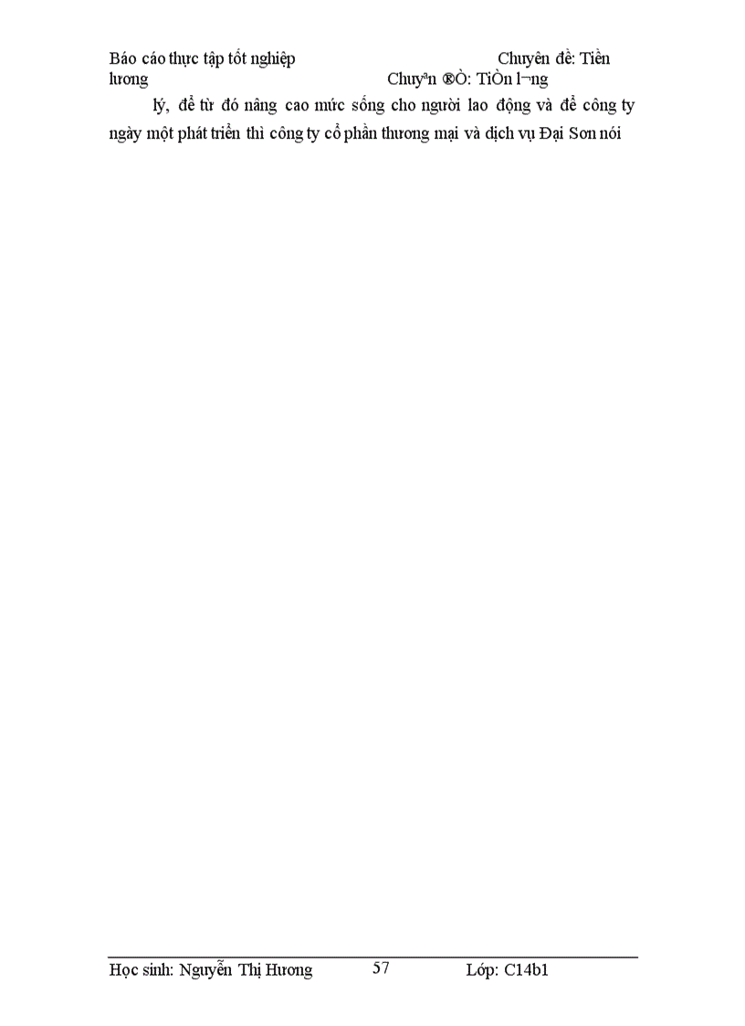 image for page Kế toán tiền lương và các khoản trích theo lương tại Công ty cổ phần Thương Mại và dịch vụ Đại Sơn