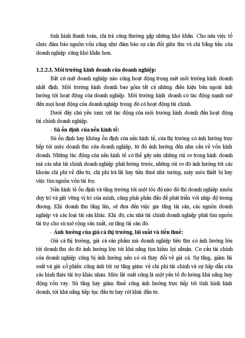 image for page Vốn kinh doanh và những biện pháp nâng cao hiệu quả sử dụng vốn kinh doanh ở xí nghiệp in trực thuộc NXB Lao động xã hội.