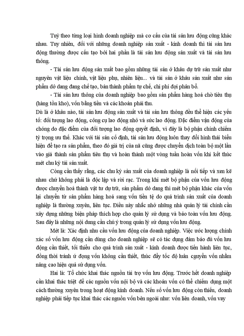 image for page Vốn kinh doanh và những biện pháp nâng cao hiệu quả sử dụng vốn kinh doanh ở xí nghiệp in trực thuộc NXB Lao động xã hội.