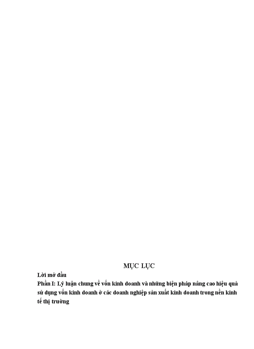 image for page Vốn kinh doanh và những biện pháp nâng cao hiệu quả sử dụng vốn kinh doanh ở xí nghiệp in trực thuộc NXB Lao động xã hội.