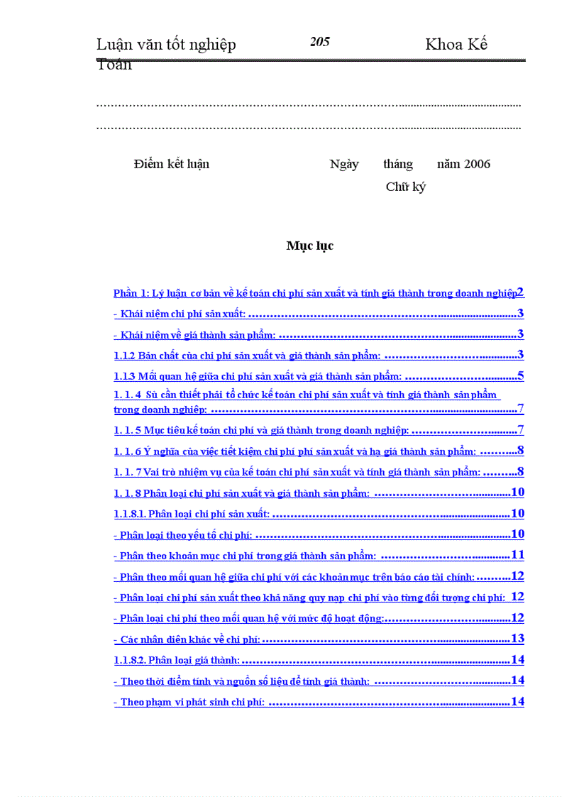 image for page Hoàn thiện kế toán chi phí sản xuất và tính giá thành sản phẩm tại Công Ty Cổ Phần Liên Sơn Lào Cai