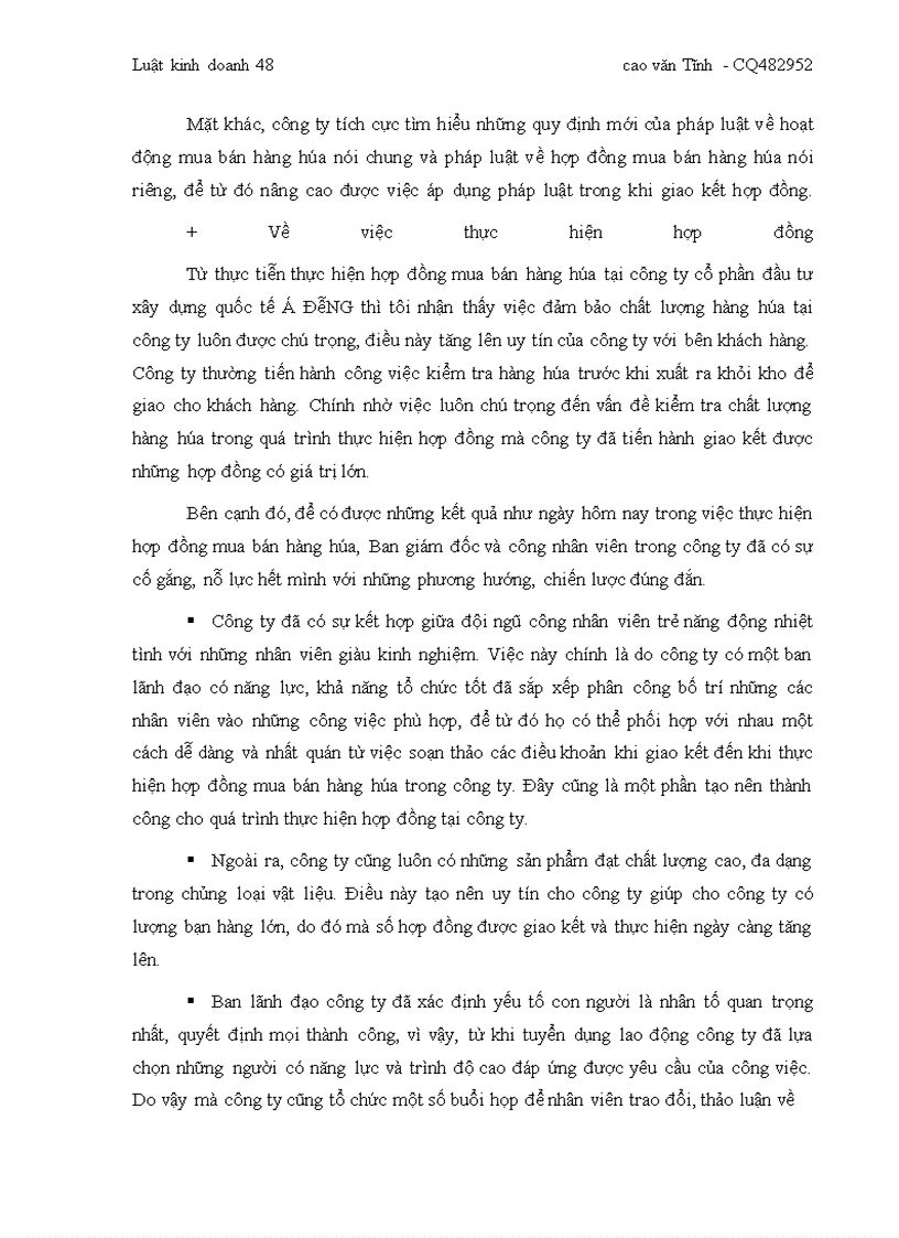 image for page Áp dụng pháp luật hợp đồng mua bán hàng hóa tại công ty cổ phần đầu tư xây dựng quốc tế á đông