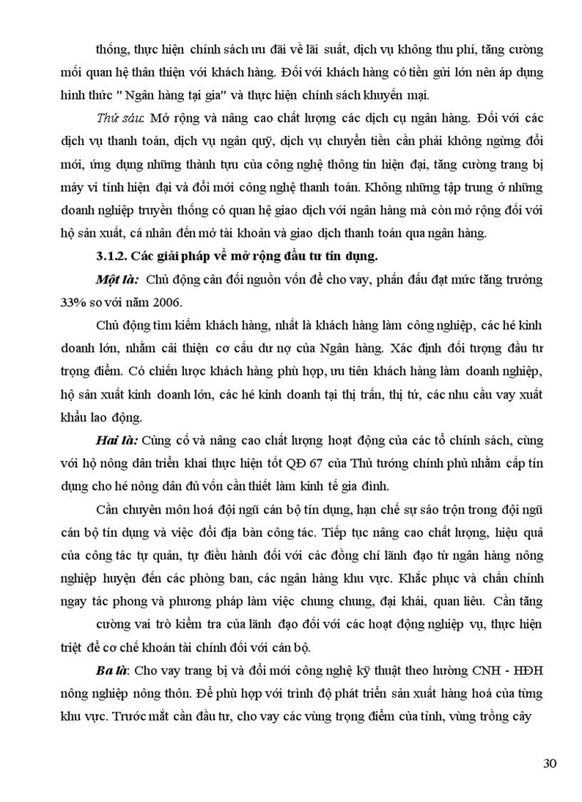 image for page Giải pháp nâng cao chất lượng tín dụng Ngân hàng tại chi nhánh Ngân hàng nông nghiệp huyện Quỳnh Phụ tỉnh Thái Bình