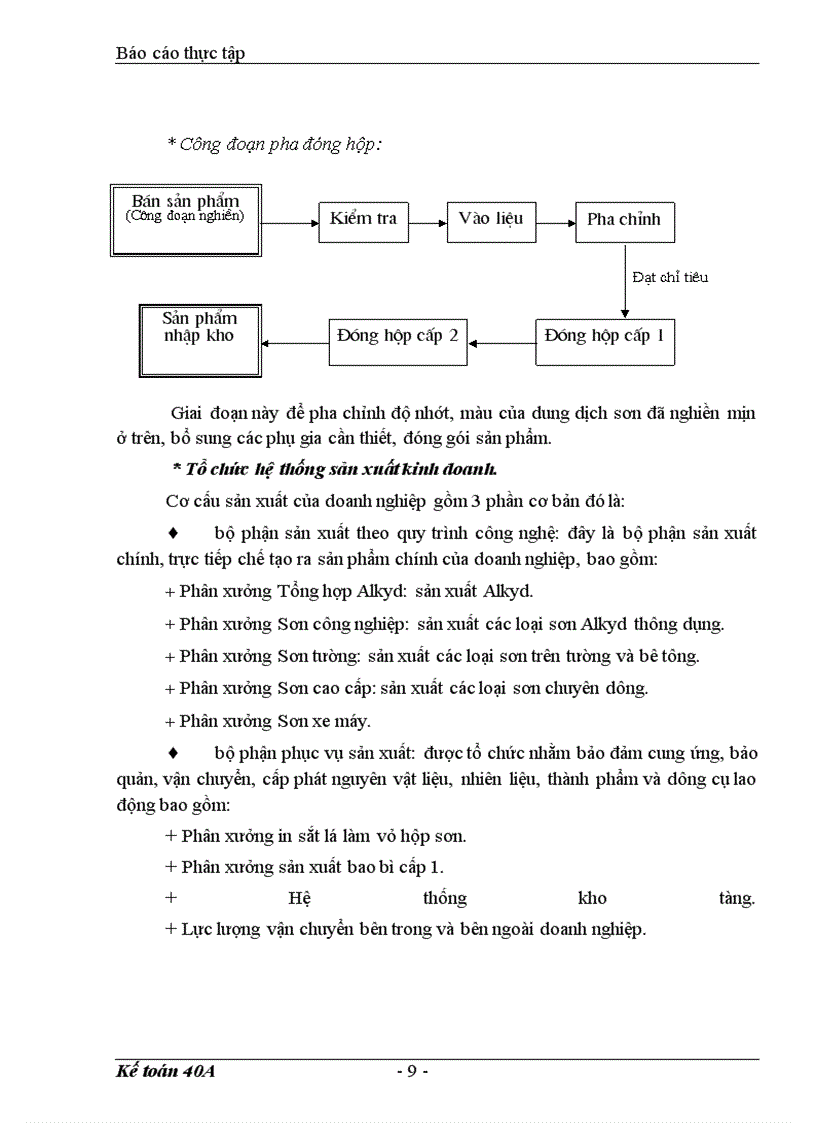 image for page Báo cáo tổng hợp tình hình tổ chức bộ máy kế toán và công tác kế toán của Công ty Sơn tổng hợp Hà Nội