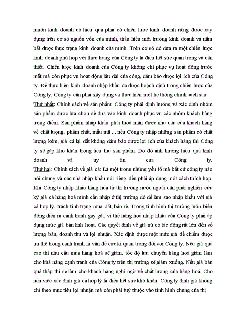 image for page Hoạt động nhập khẩu của Công ty Tiếp Thị Truyền Thông. Thực trạng và giải pháp