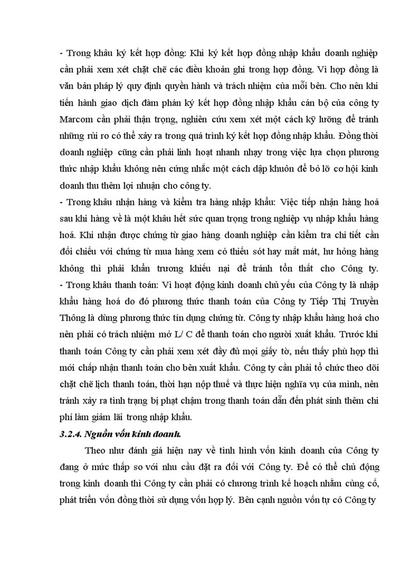 image for page Hoạt động nhập khẩu của Công ty Tiếp Thị Truyền Thông. Thực trạng và giải pháp