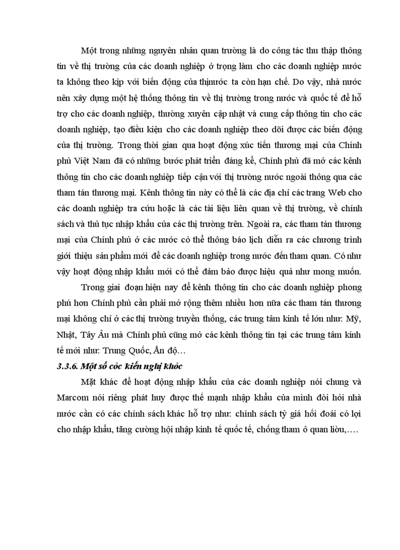 image for page Hoạt động nhập khẩu của Công ty Tiếp Thị Truyền Thông. Thực trạng và giải pháp