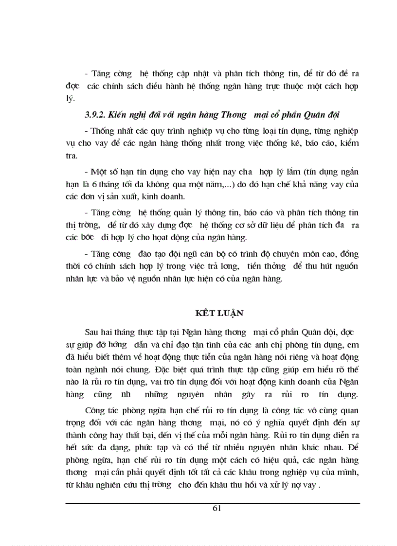 image for page Mét số giải pháp nhằm phòng ngừa và hạn chế rủi ro tín dụng tại Ngân hàng thương mại cổ phần Quân đội
