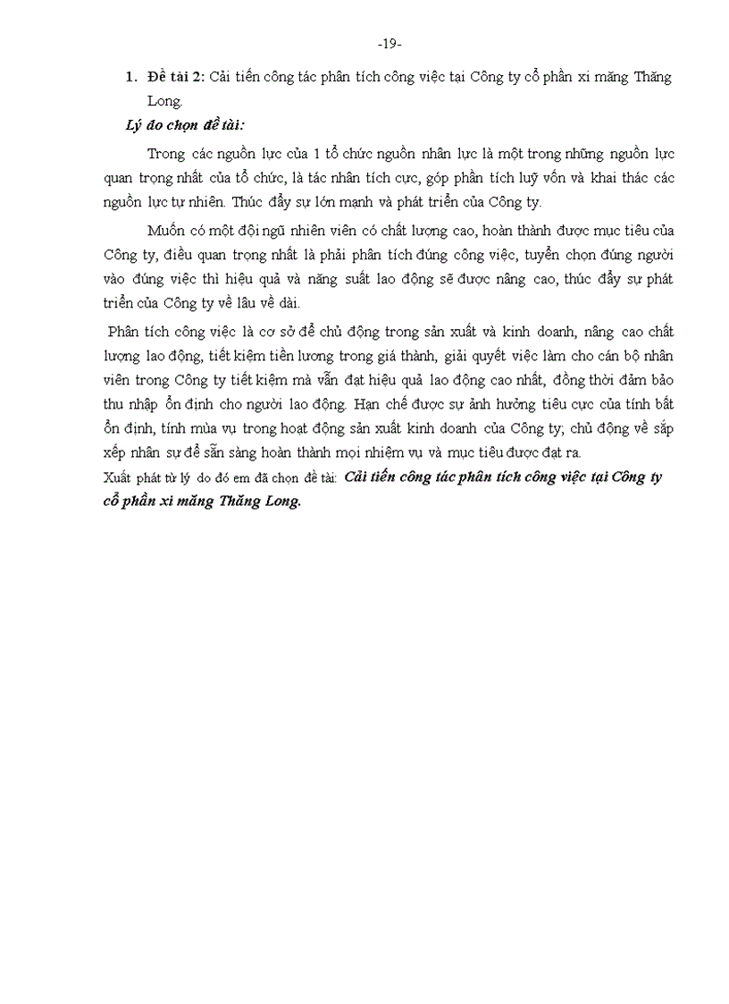 image for page Cải tiến công tác phân tích công việc tại Công ty cổ phần xi măng Thăng Long