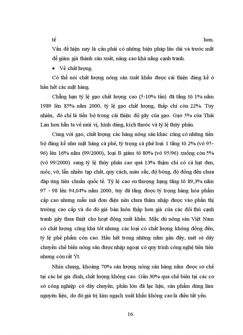 image for page Thực trạng cạnh tranh của hàng nông sản Việt Nam trên thị trường