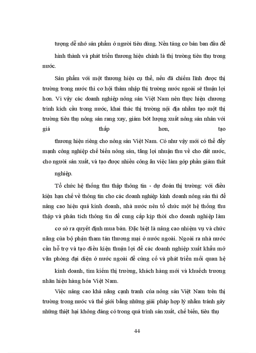 image for page Thực trạng cạnh tranh của hàng nông sản Việt Nam trên thị trường