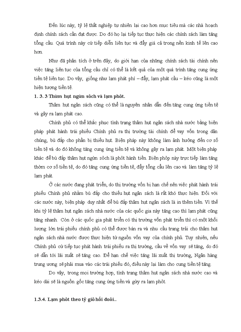 image for page Thực trạng việc sử dụng chính sách tiền tệ trong việc kiềm chế lạm phát ở việt nam trong những năm qua
