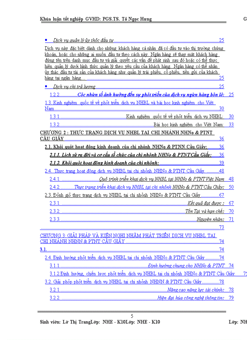 image for page Dịch vụ ngân hàng bán lẻ tại NHNo& PTNT chi nhánh Cầu Giấy thực trạng và giải pháp