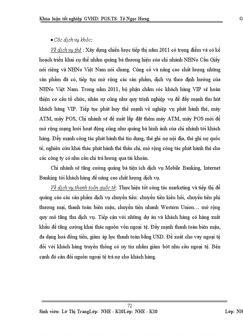 image for page Dịch vụ ngân hàng bán lẻ tại NHNo& PTNT chi nhánh Cầu Giấy thực trạng và giải pháp