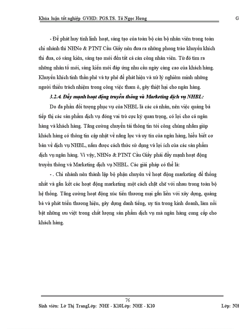 image for page Dịch vụ ngân hàng bán lẻ tại NHNo& PTNT chi nhánh Cầu Giấy thực trạng và giải pháp