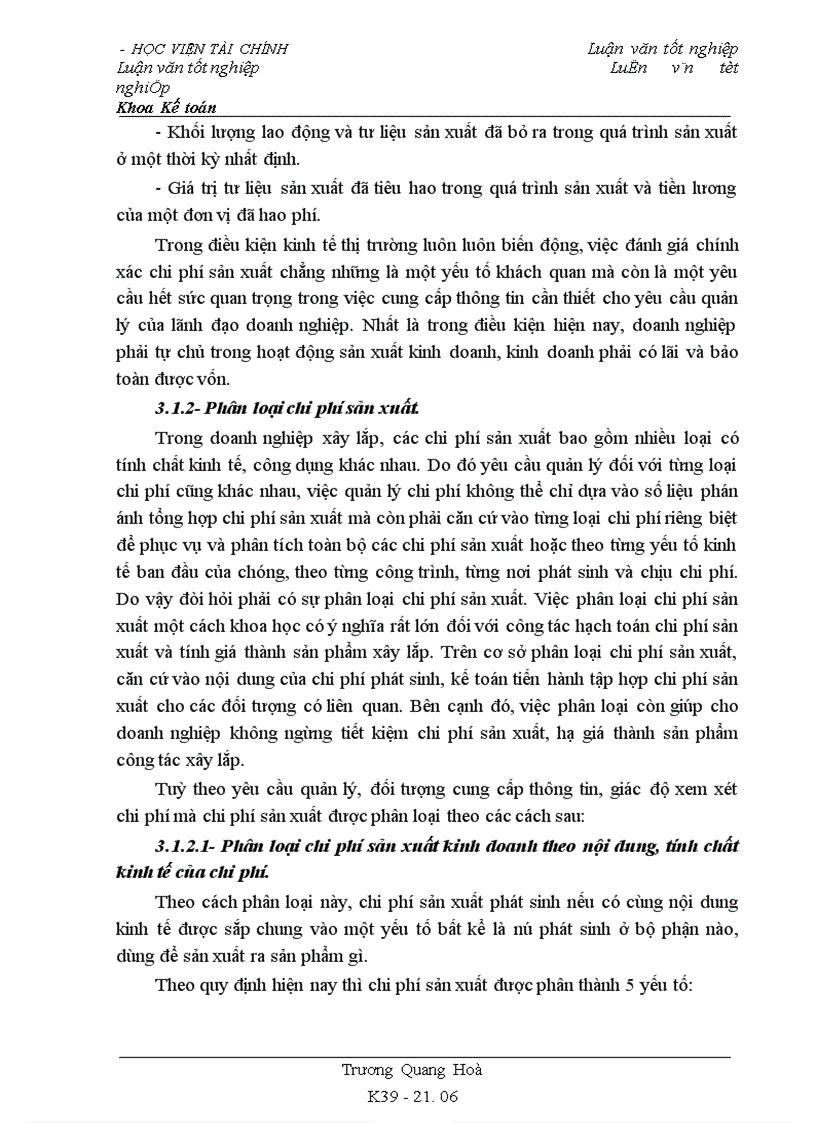 image for page Tổ chức công tác kế toán tập hợp chi phí và tính giá thành sản phẩm xây lắp tại công ty xây dựng 99