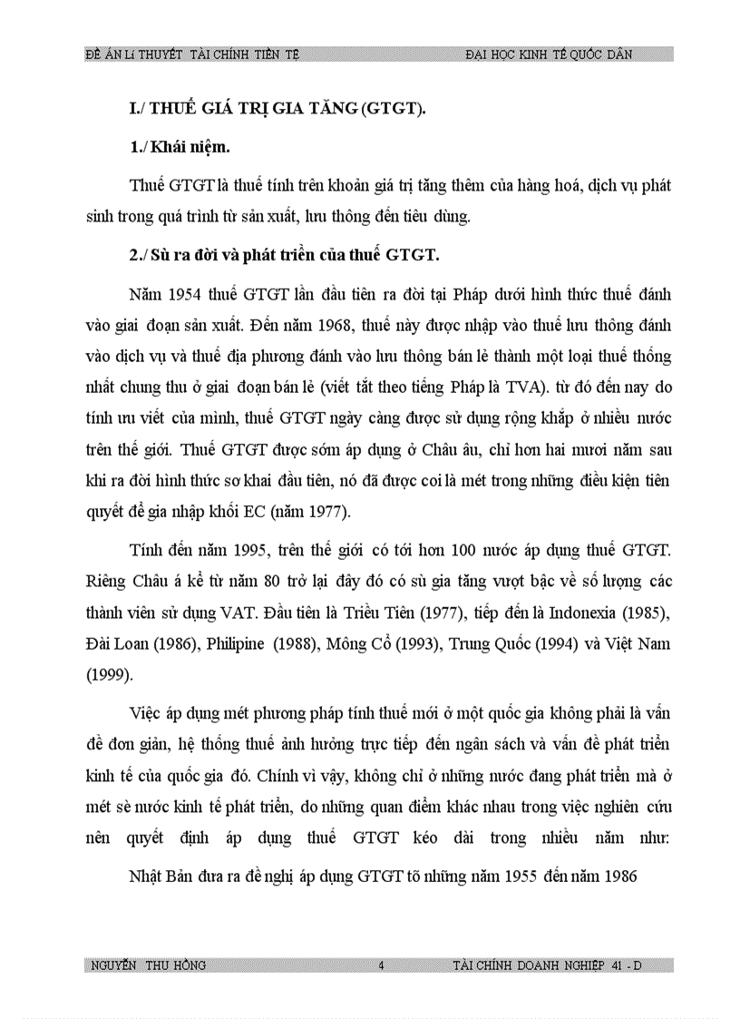 image for page Thuế Gía trị gia tăng