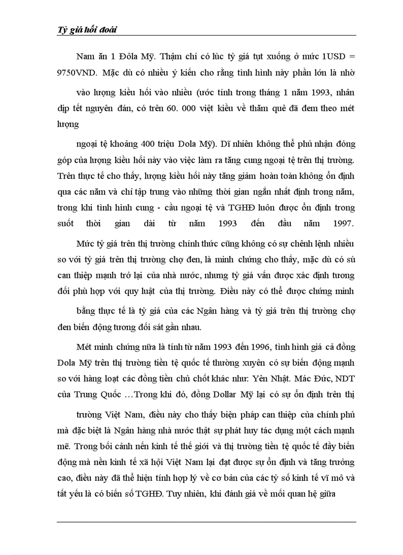 image for page Chính sách tỷ giá hối đoái tới tốc độ phát triển kinh tế của Việt Nam