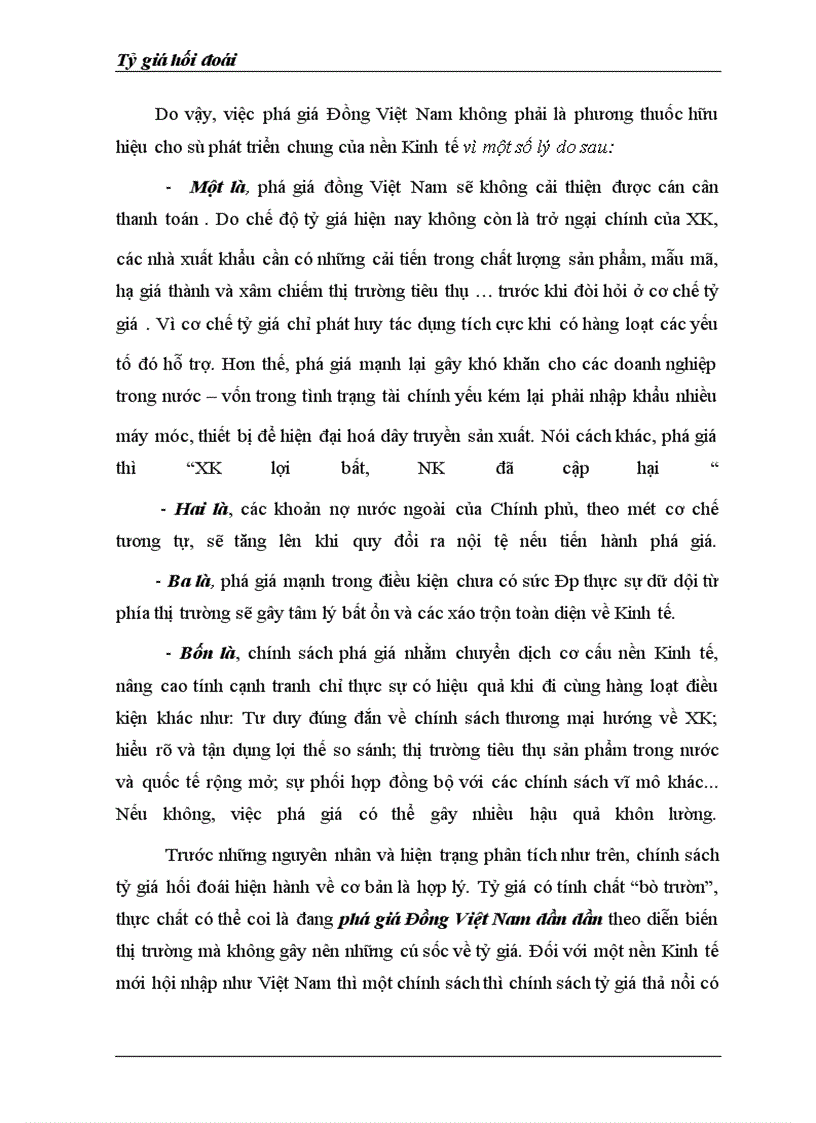 image for page Chính sách tỷ giá hối đoái tới tốc độ phát triển kinh tế của Việt Nam