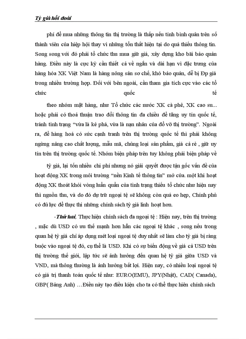 image for page Chính sách tỷ giá hối đoái tới tốc độ phát triển kinh tế của Việt Nam