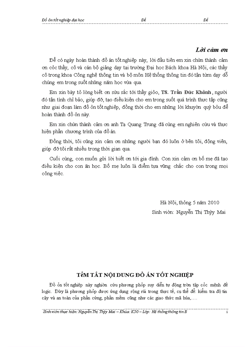 image for page Suy diễn tự động-Hệ thống suy diễn SLR