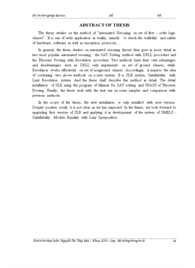 image for page Suy diễn tự động-Hệ thống suy diễn SLR