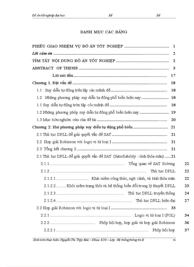 image for page Suy diễn tự động-Hệ thống suy diễn SLR