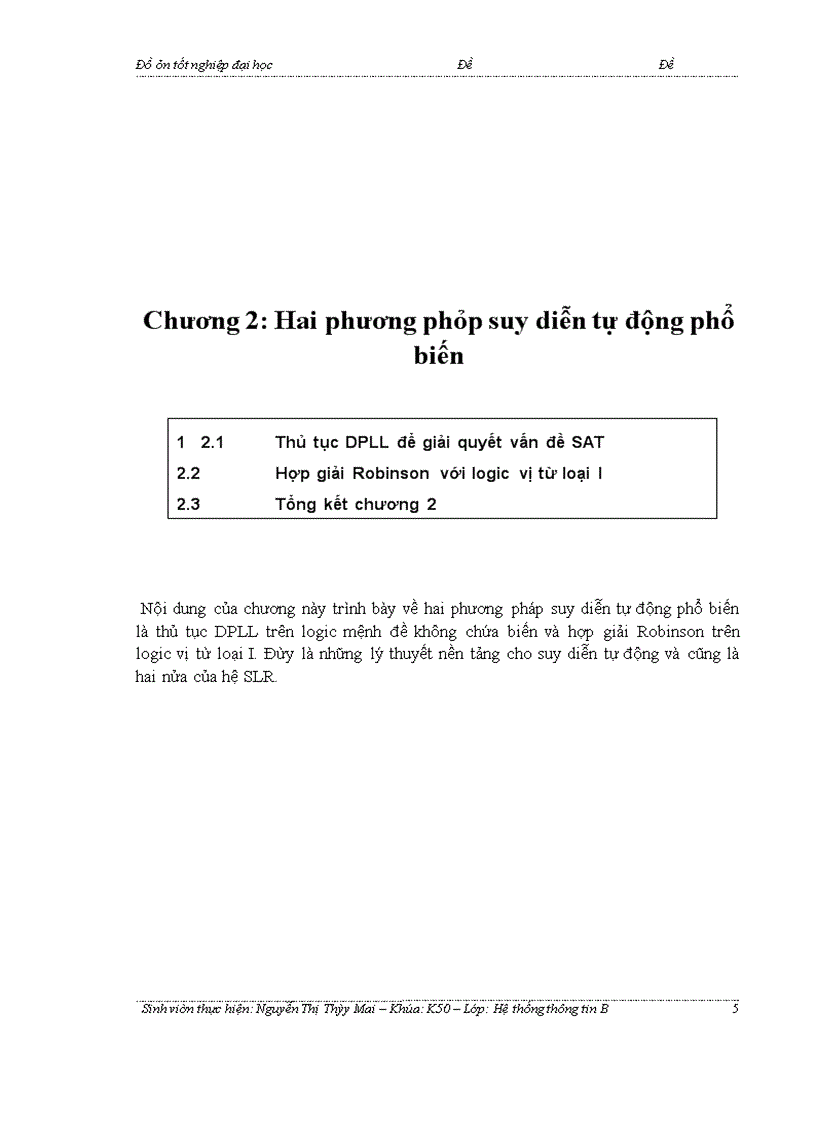 image for page Suy diễn tự động-Hệ thống suy diễn SLR