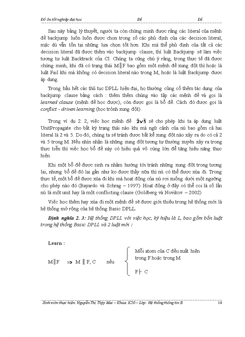 image for page Suy diễn tự động-Hệ thống suy diễn SLR
