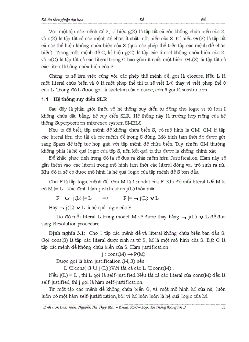 image for page Suy diễn tự động-Hệ thống suy diễn SLR