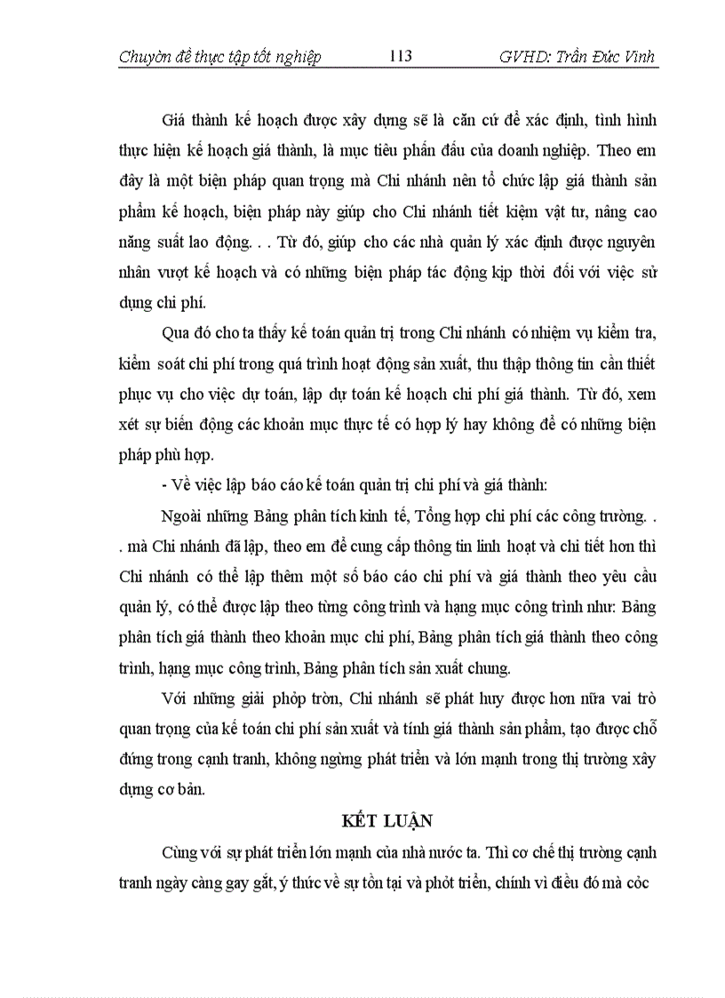 image for page Hoàn thiện hạch toán chi phí sản xuất và tính giá thành sản phẩm xây lắp tại Chi nhánh phát triển xây dựng dân dụng - Công ty cổ phần Sông Đà 207