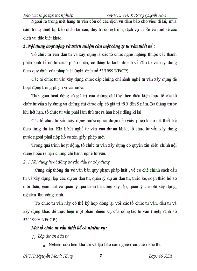 image for page Báo cáo thực tập tại công ty cổ phần thiết kế & đầu tư xây dựng B.E.E