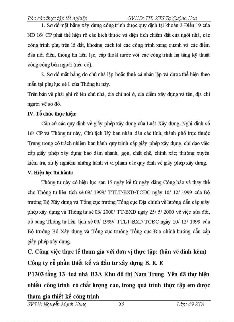 image for page Báo cáo thực tập tại công ty cổ phần thiết kế & đầu tư xây dựng B.E.E