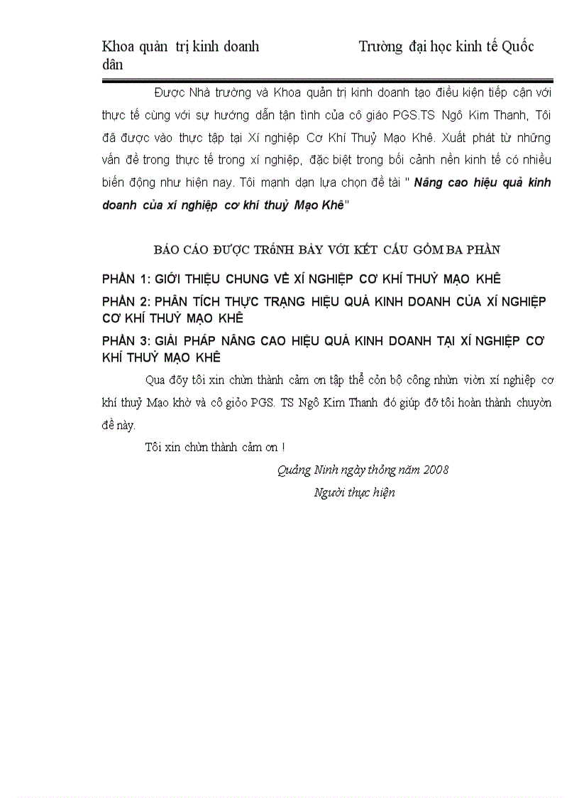 image for page Nâng cao hiệu quả kinh doanh của xí nghiệp cơ khí thuỷ Mạo Khê