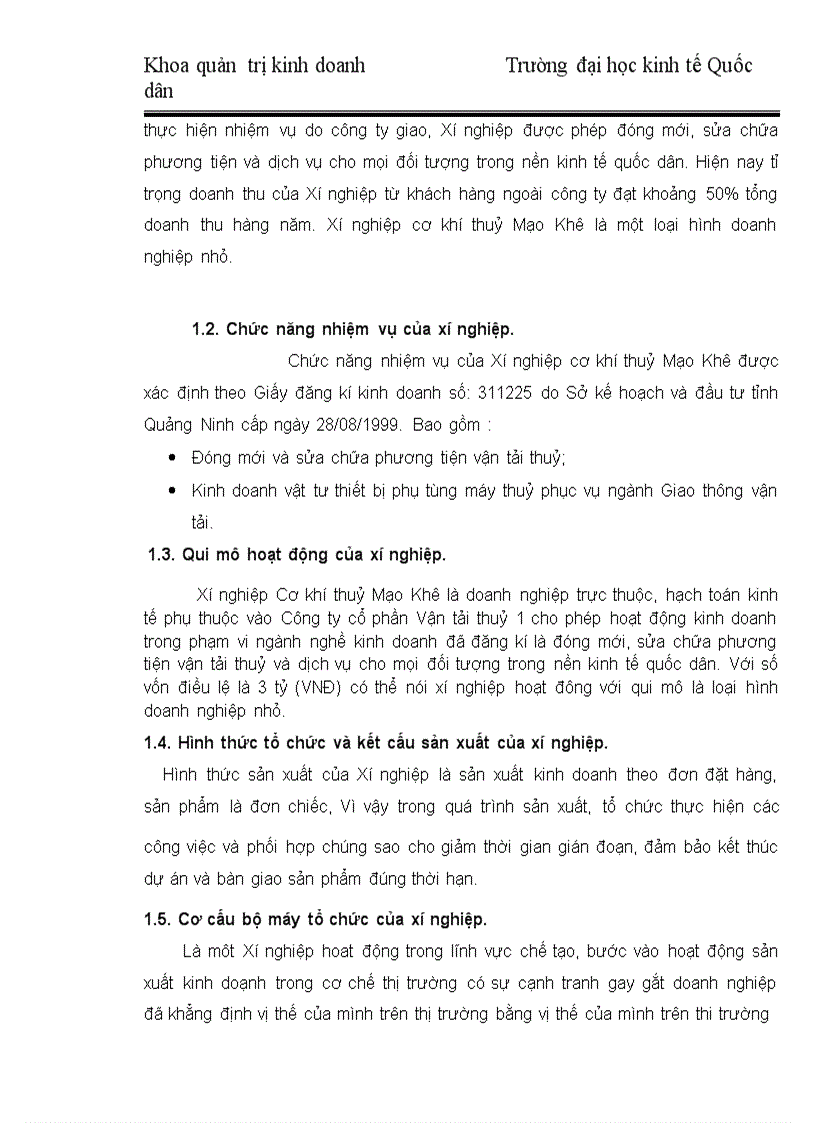 image for page Nâng cao hiệu quả kinh doanh của xí nghiệp cơ khí thuỷ Mạo Khê