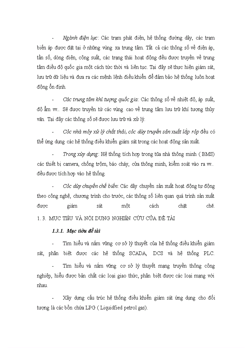 image for page Giải pháp xây dựng một hệ SCADA diện rộng trên cơ sở hệ thống mạng SIMATIC của Siemens, đồng thời áp dụng cụ thể cho các kho chứa LPG