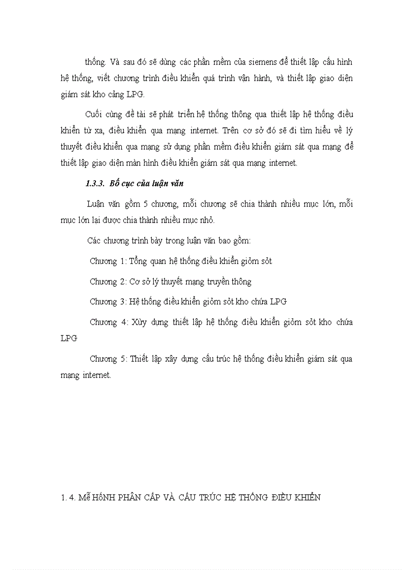 image for page Giải pháp xây dựng một hệ SCADA diện rộng trên cơ sở hệ thống mạng SIMATIC của Siemens, đồng thời áp dụng cụ thể cho các kho chứa LPG